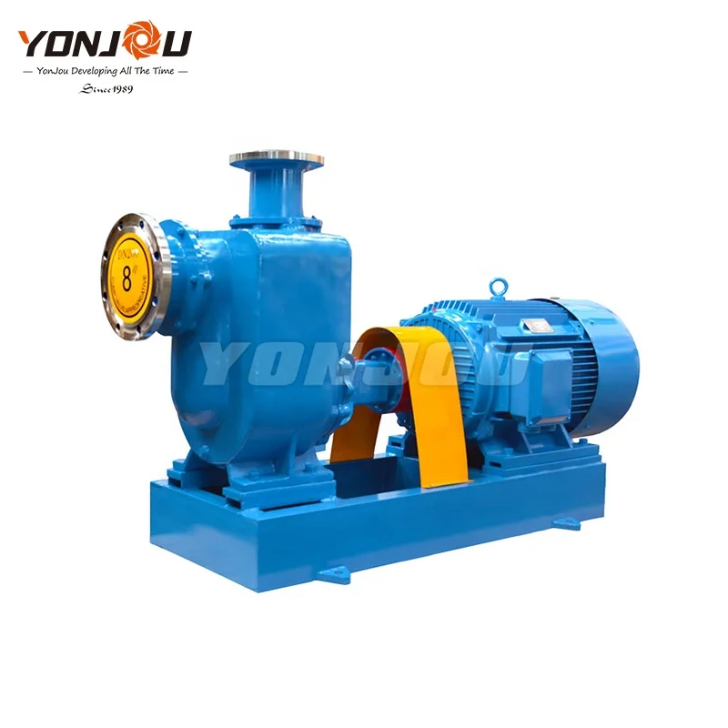 DN350 900m3/h Agricultural Irrigation Water Slefpriming Pump with Trolley and Mute Tank