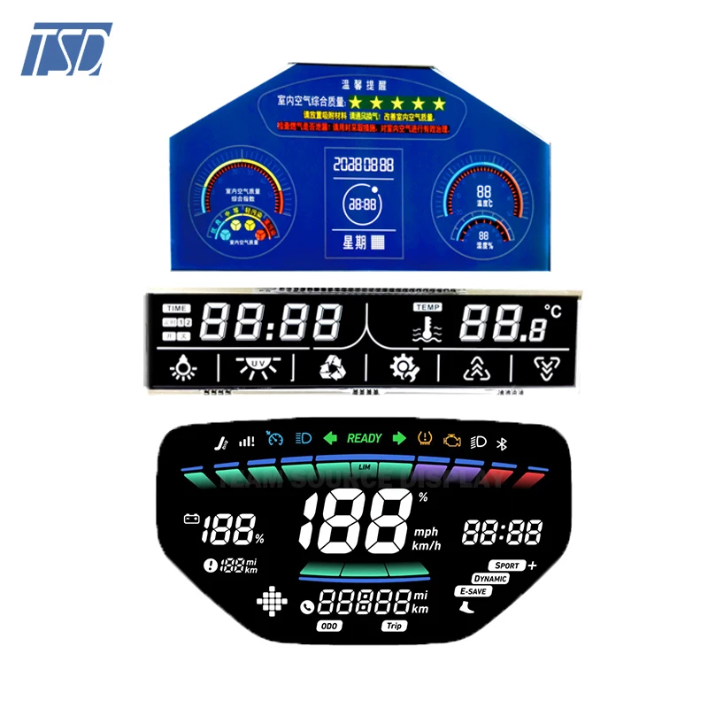 Custom 16x2 20x4 128x64 240x128 320x240 128x128 128x32 320x240 256x128 Segment Graphic Monochrome LCD Display Module