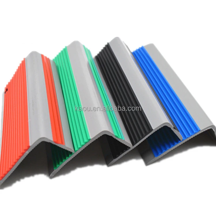 Staircase Protector/ Stair Edge Protectors Rubber Non-slip Stair Sealing Strips