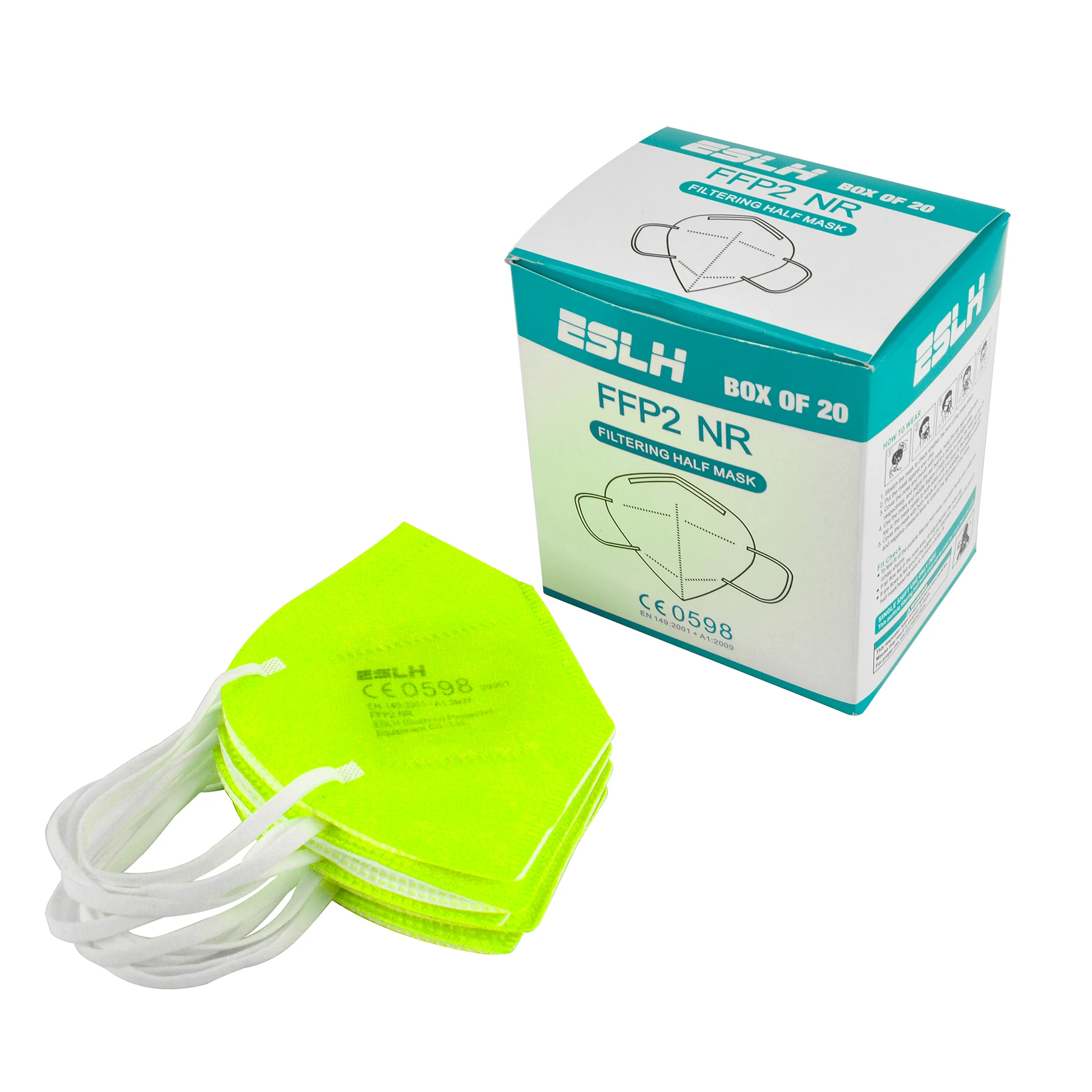 factory price FFP2 5 Layer dustproof nonwoven meltblown 5 ply disposable face mask