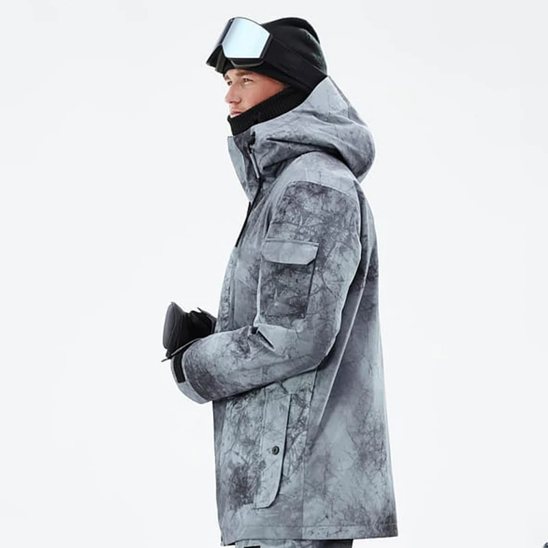 Wholesale Breathable Waterproof Windbreaker Winter Sports Ski Jacket Custom Snowboard Jacket Men