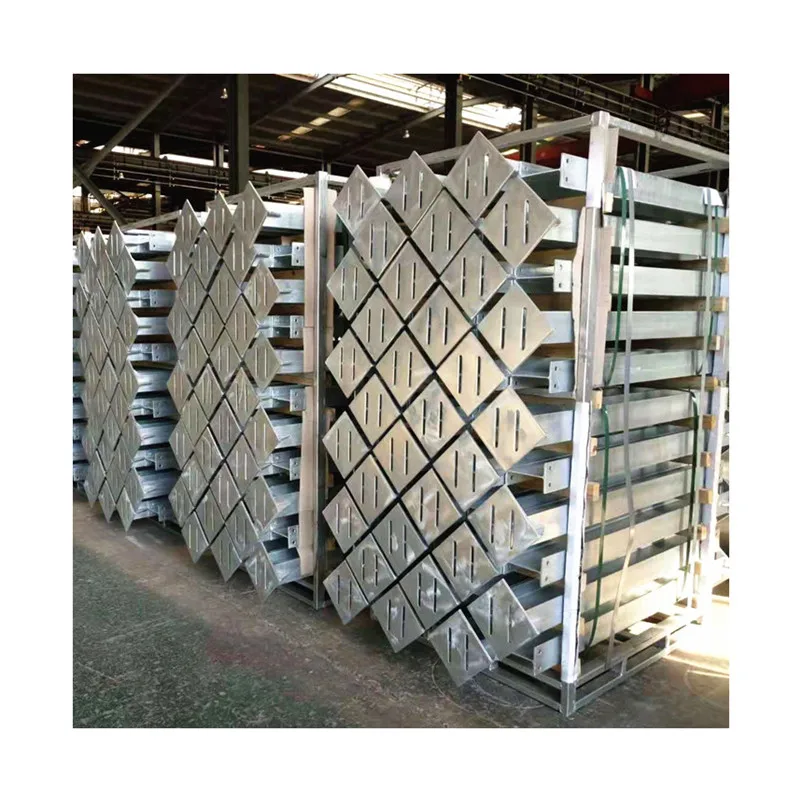 Customized Welded Galvanized Steel H Pile Solar Pile and Ground Mounting Structure Steel PV Tracking Solar Pile