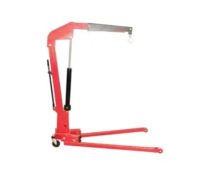 Foldable shop crane hydraulic workshop cranes