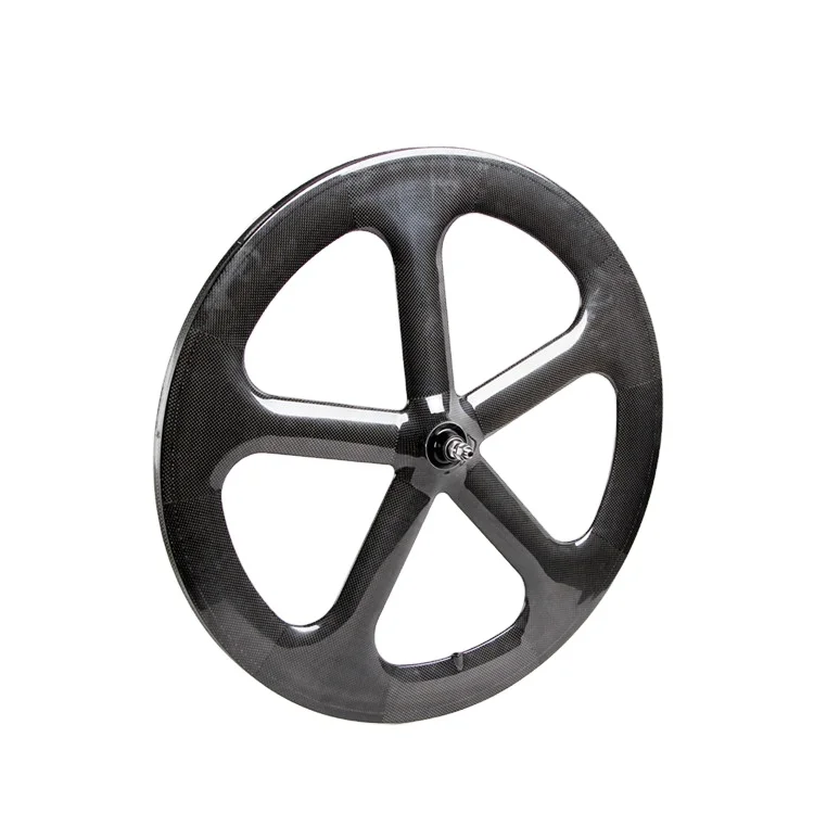 Five Spoke Wheel With Novatec Hub Carbon 5 Spoke Bicycle Wheel