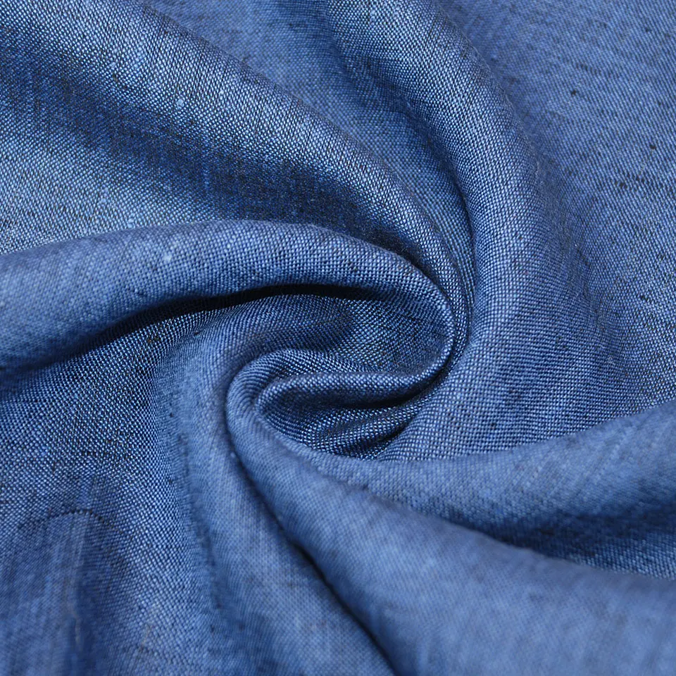 
Custom Yarn Dyed Italian Shirting Wholesale Manufacturer Price 100% Linen Fabric 