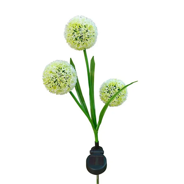 Solar Powered Dandelion Outdoor Lamps Garden Globe Dandelion Lamp Lights Stake Landscape Lamp Holiday Solar Outdoor Light