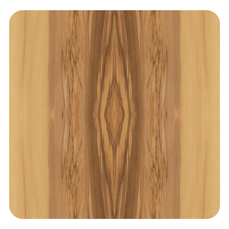 Factory Wholesale  0.55Mm Satin Walnut  Veneer Sheets Smoked  Face Veneer Red Gum Veneer Mdf  Panel