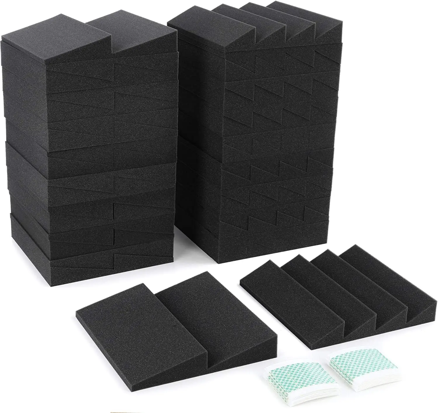 China Suppliers 2 Inch Black Soundproof Acoustic Foam Panels Sound-absorbing