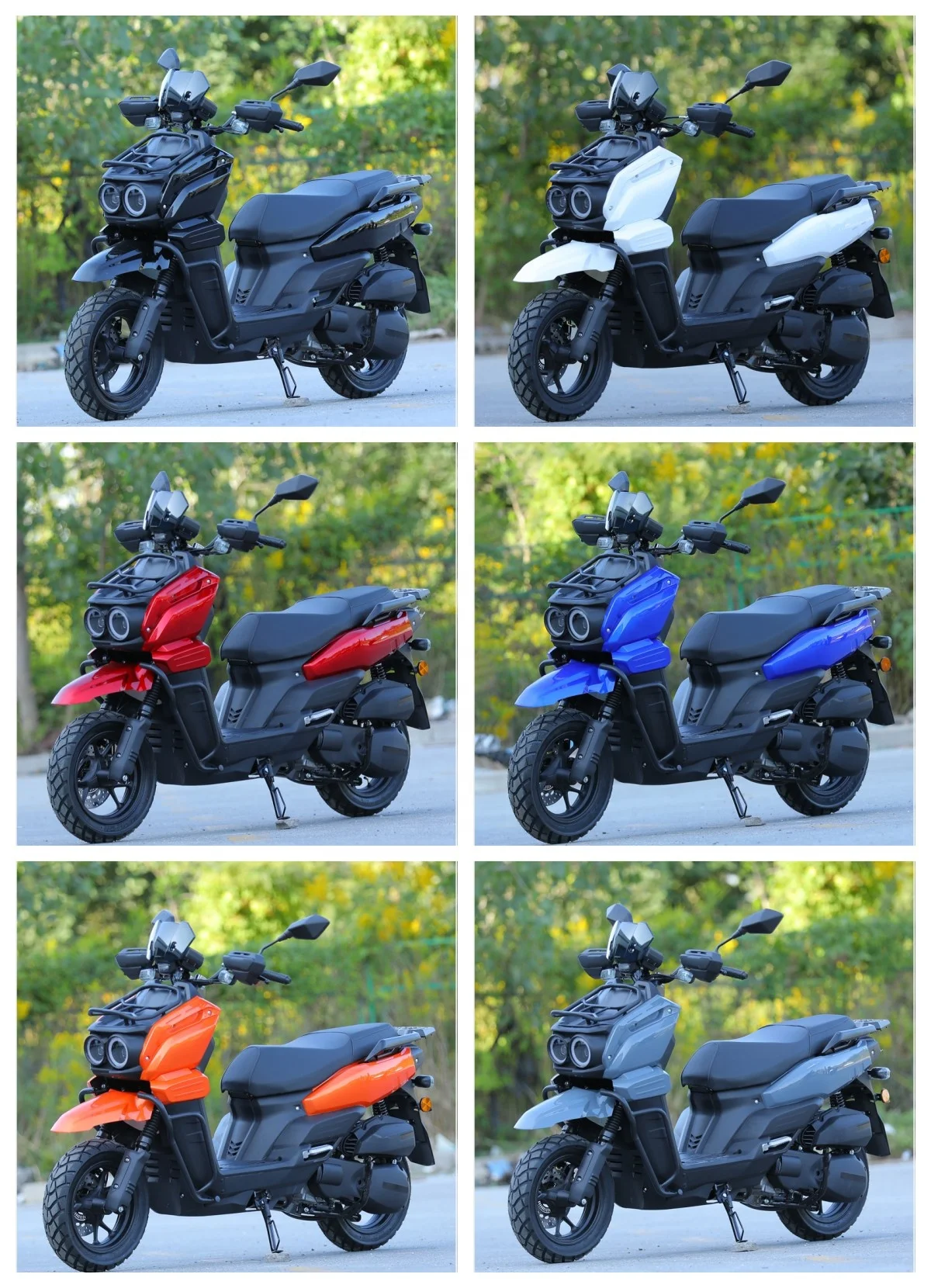 2023 EPA DOT Hot Selling Tank 200 EFI Quality Gasoline Scooter for USA