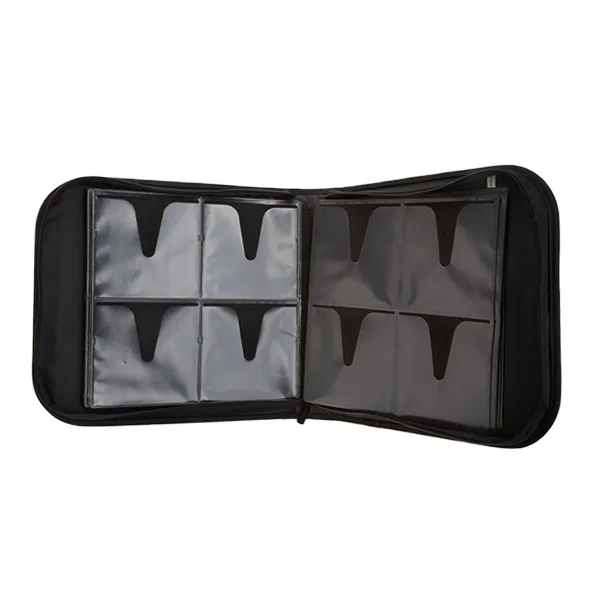 High quality material holds 128 CD/DVD Discs wallet,wholesale custom cd wallet