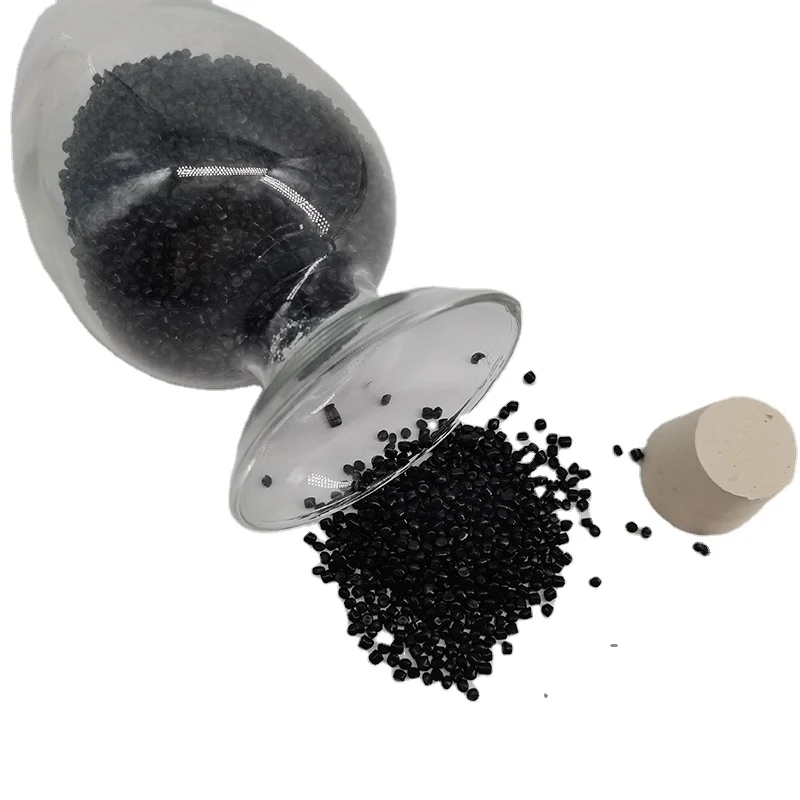 Китайский поставщик PE или PP переработанный пластик черный мастер партия