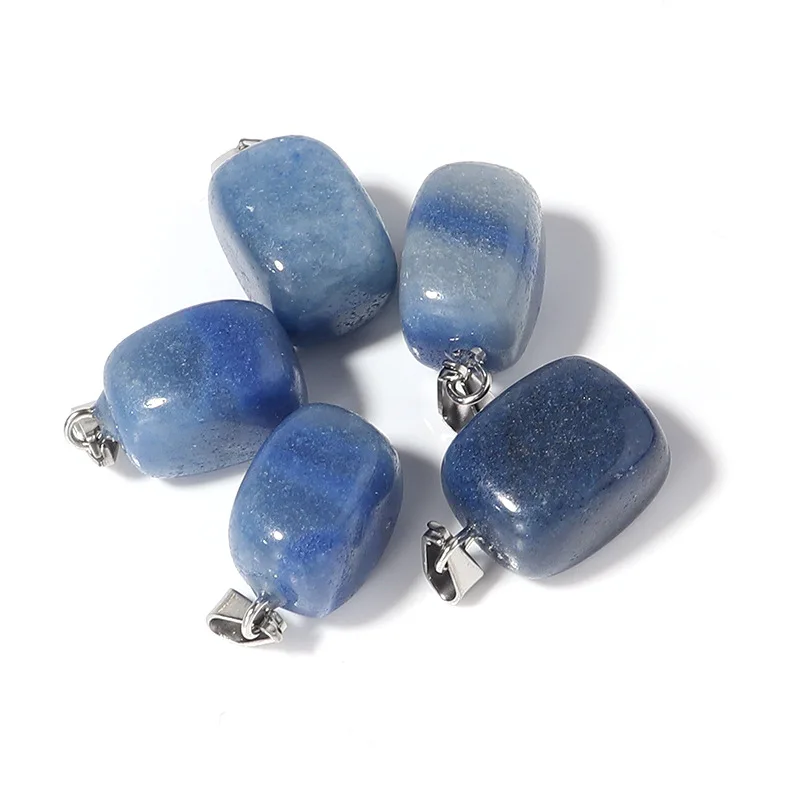 Fashion jewelry DIY necklace accessory charm crystal agate natural gemstone pendant necklace