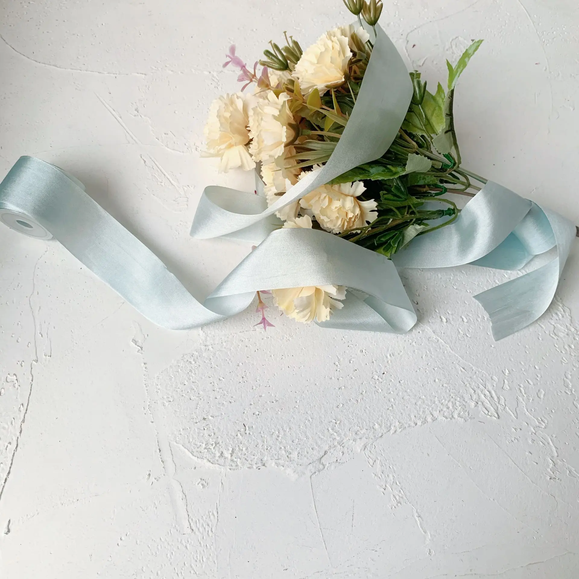 
32mm solid and variegated color 100% Real Pure Silk Ribbon Thin Taffeta Silk Embroidery Ribbon Handcraft,Double Face DIY ribbon 