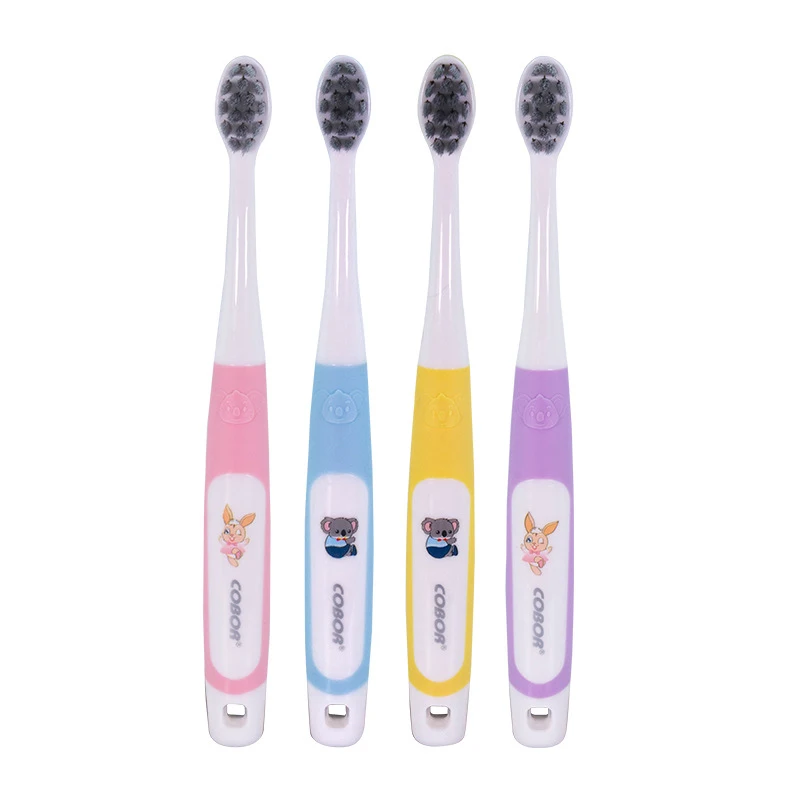 Factory Direct Sale Soft Bristle Kid Toothbrush Wheat Straw Toothbrush with Suction for Children Home & Travel Use