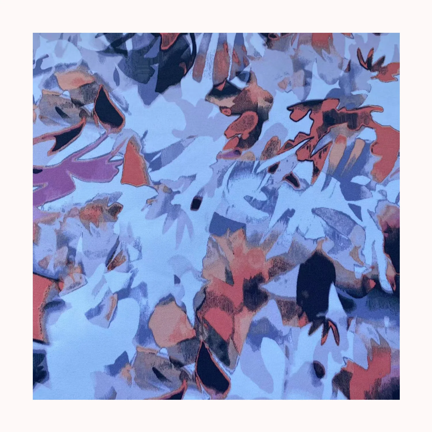 DTY Double Face one side Digital Printing Stretch Knit Poly Spandex Printed Fabric For Clothing