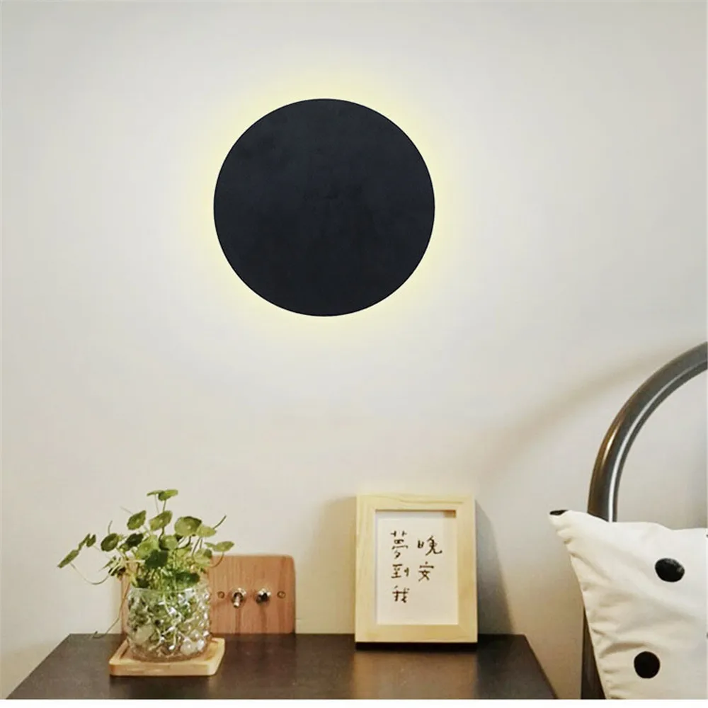 RGB LED Wall lamp Living Room Colorful wall lamps indoor interior Bedside Wall lights Dining Room Lighting