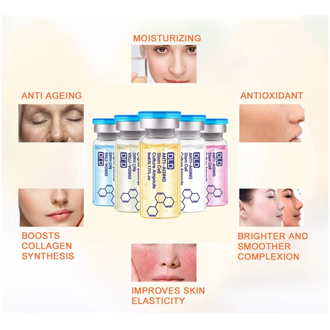 Private label Beauty salon Meso lifting Aqua Stem Cell Culture Ampoule using with meso white BB anti-aging Essence serum kit