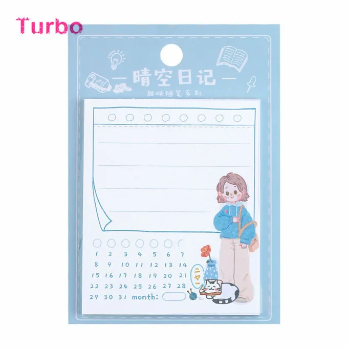 Fast delivery promotional gifts China stationery .OEM custom cartoon colorful Self-Adhesive paper sticky notes memo pad book with logo kawaii sticky notes