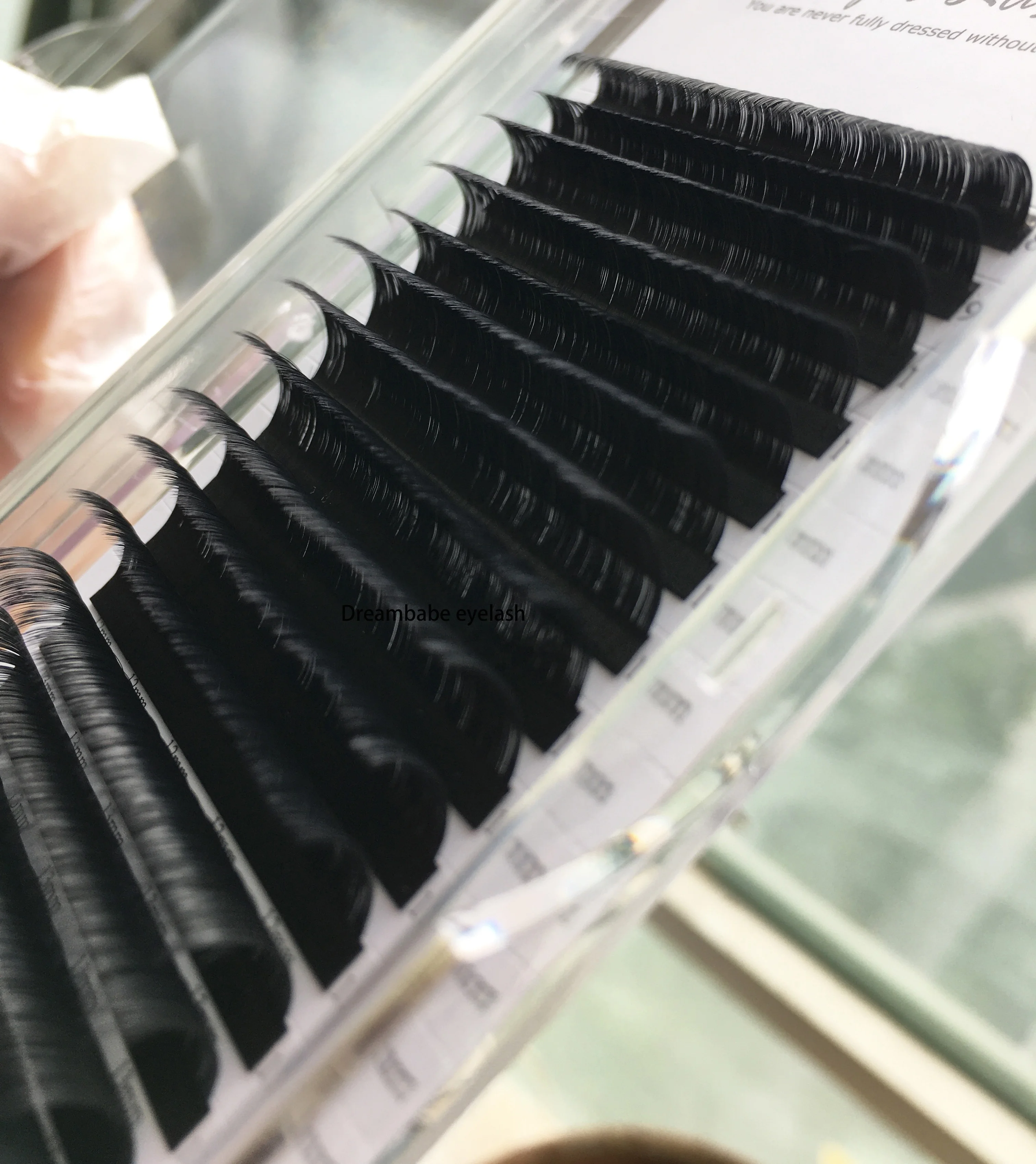 0.03 Russian Volume Eyelash Extensions Faux Mink Cashmere Lash Super Soft  Salon Lash Tray Individual False Eyelash Mixed Tray