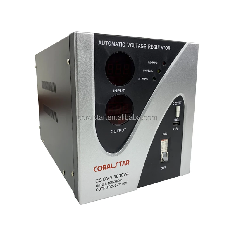  AC Auto Stabilizer Voltage Regulator For Home Appliance Digital Display 500va 1kva 2kva 3kva 5kva 220v