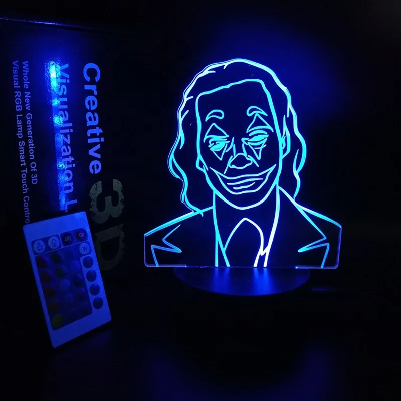 2024 B2C Hot Selling Anime 3D Lamps Factory Directly Customize Design Accept USB Night Light With Touch/Remote Control 16 Colors