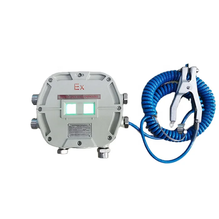 ATEX approved Static grounding monitoring control system for drums