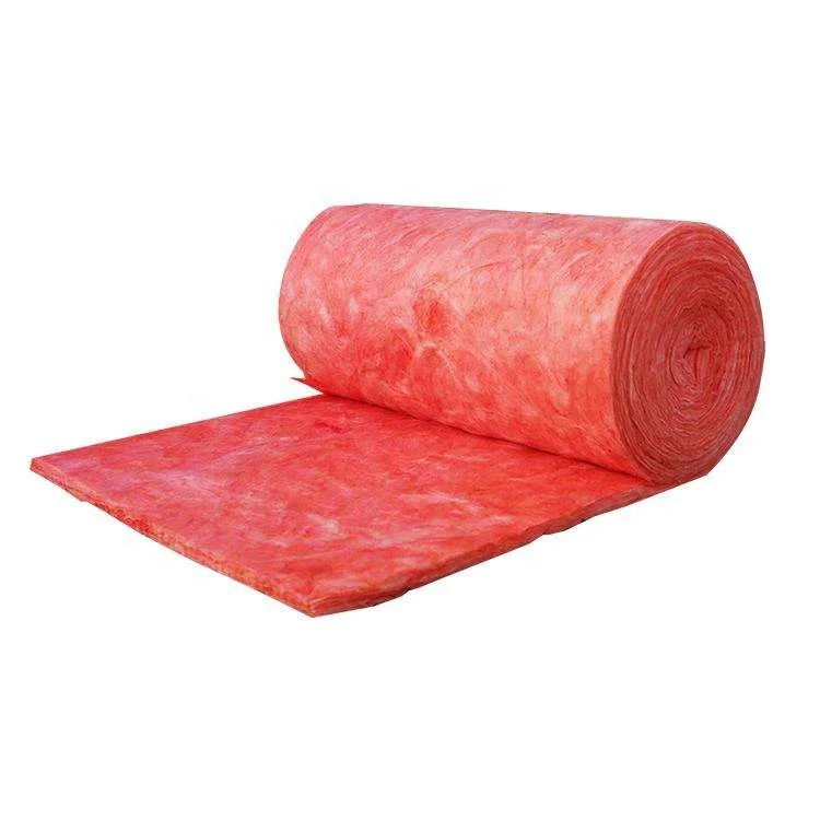 A1 fireproof heat insulation material pink color glass wool lamella