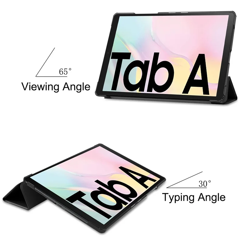  Для планшета Samsung Galaxy Tab A7 2020 чехол Смарт искусственная кожа Tri-flold планшетный ПК для SM-T500 SM-T505 10 4