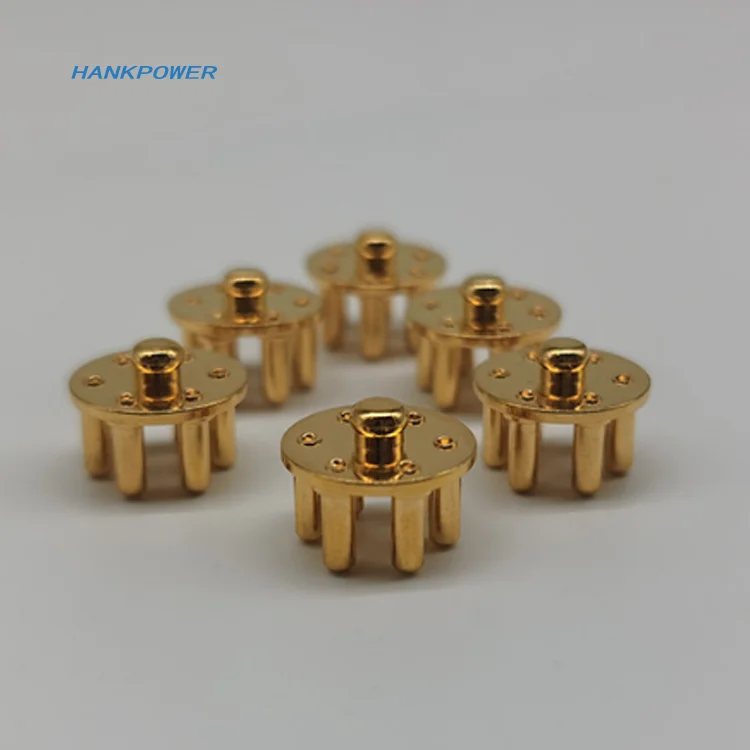 24K Gold Plated EEG Electrodes 5mm Pin EEG Cup For Medical Electrode