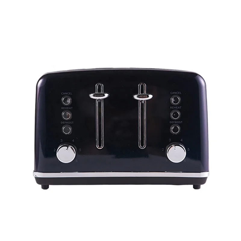 Multi-Function Stainless Steel Electric Bread 4 Sliced Toasters Machine