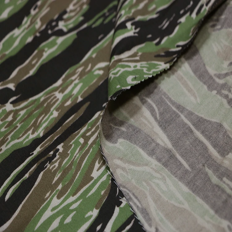 Tiger Stripe Camouflage Fabric For Combat Uniforms BT-219