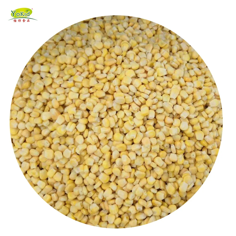 
Frozen Bulk Sweet Organic Corn Specification 