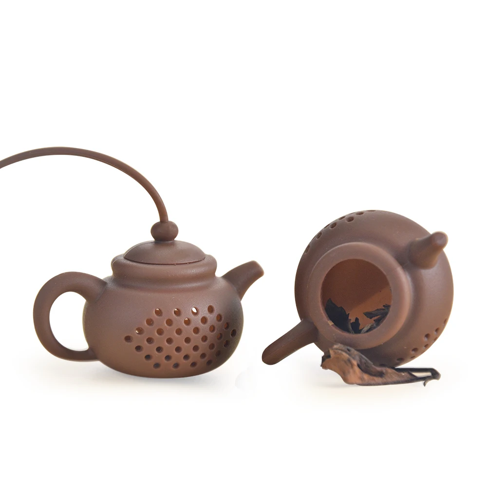 Hot Selling Food Grade Tea infuser Loose Herbal Tea Leaf Filter Silicone Strainers Tea Silicone Sieve Filter
