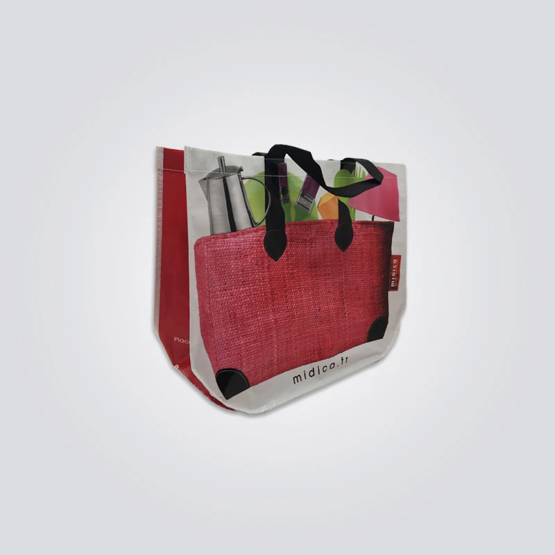 
Online Shopping Top Brand In China Recycled Laminated Non-Woven Shopping Bag Customized Tote Bags 