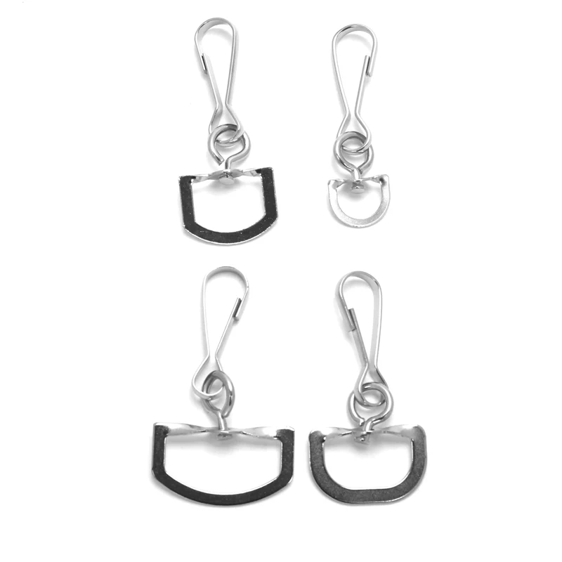 Zinc Alloy Bulldog Clip Lobster Claw Swivel Eye Snap Hook for Lanyard Accessories