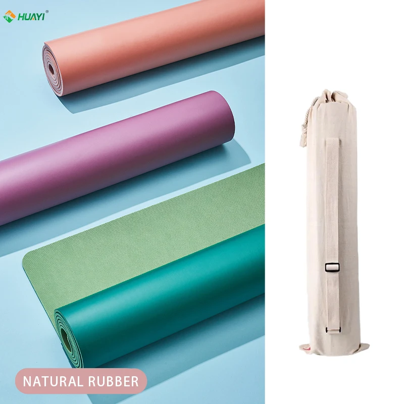 High Quality Eco Friendly Anti Slip Custom Design Natural Rubber PU yoga mat