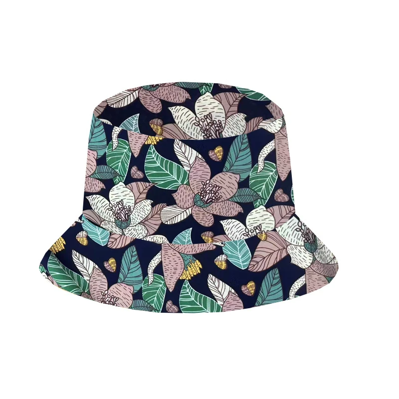 Picking tea sun sunscreen fisherman hat outdoor tourism leisure flower visor hat