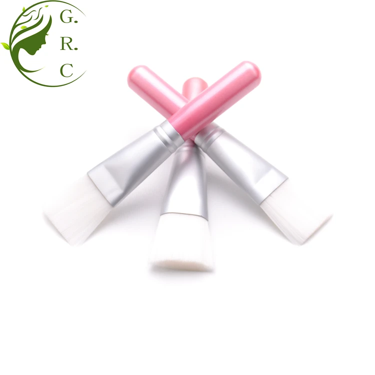 Skincare Custom-Logo-Face Mask -Brushes Single Private Label Black White Pink Single Mini Facial Clay Mask Brush