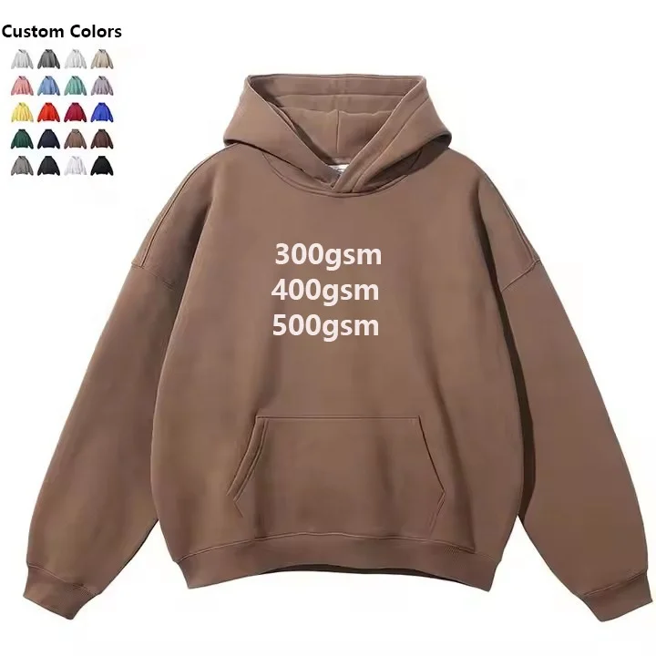Premium fleece oversized 350g hoodies 20 colors no string sweatshirts hoody sweatshirts plain winter cotton hoodie men