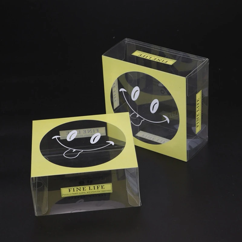 Wholesale Customized Transparent Clear Food Grade PET Cake Box with Custom Logo Cheap Price PVC Plastic Storage Container