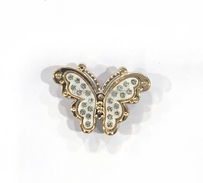 2024 KSG New Lady Style Designer Shoes Decoration Pearl Flower Butterfly Flip flop Shoes Accessories Fit Hole Sandal Clog Charms