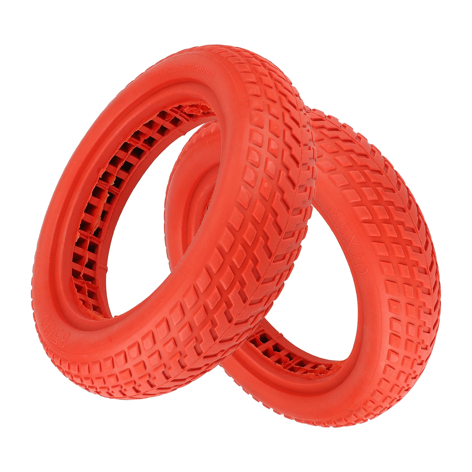 Electric Scooter 8.5*20 Anti-Explosion Shock Absorption Non-inflatable Semi-solid Tyre for Xiaomi M365 EScooter 8 1/2*2 Tire