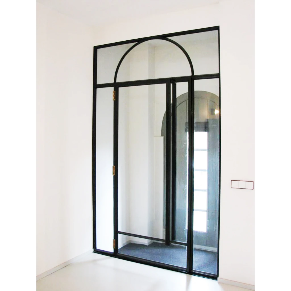 smart door lock villas internal fine steel frame double glazed windows and doors for houses interior office partition wall