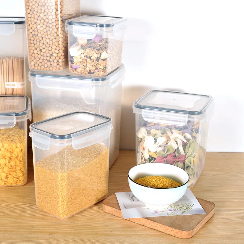 single transparent plastic nut grain food storage grain jar vacuum moisture preservation storage storage sealed jar