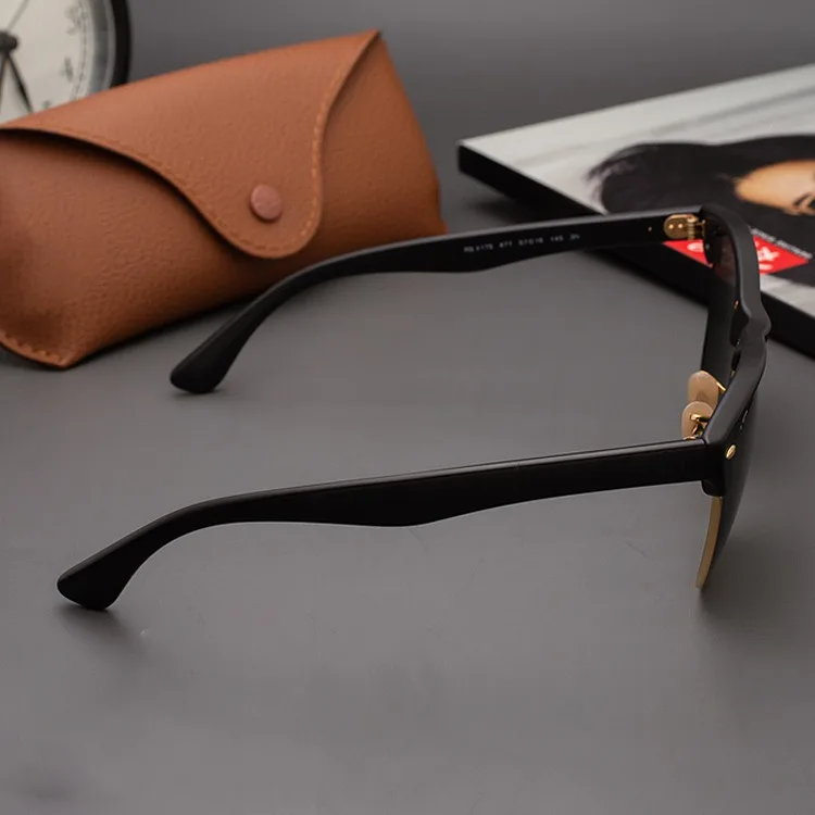 luxury designer Brand Logo Gafas De Sol Hot sale women men acetate frame classic women men fashion high quality Pilot sunglasses