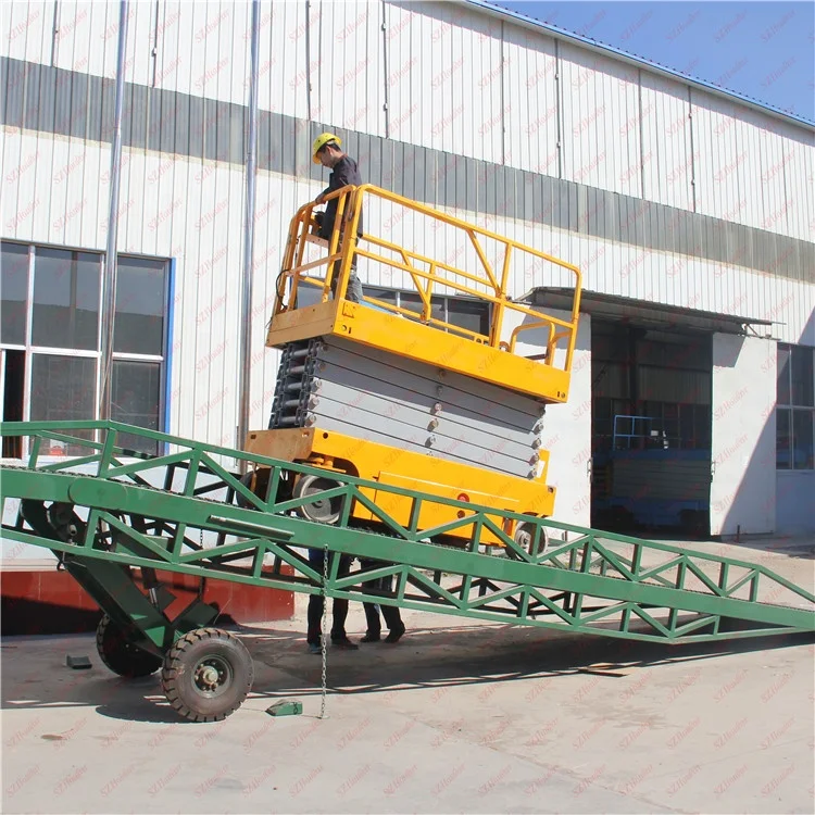 high quality self propelled hydraulic scissor lift self propelled man lift telescope lift platform manlift