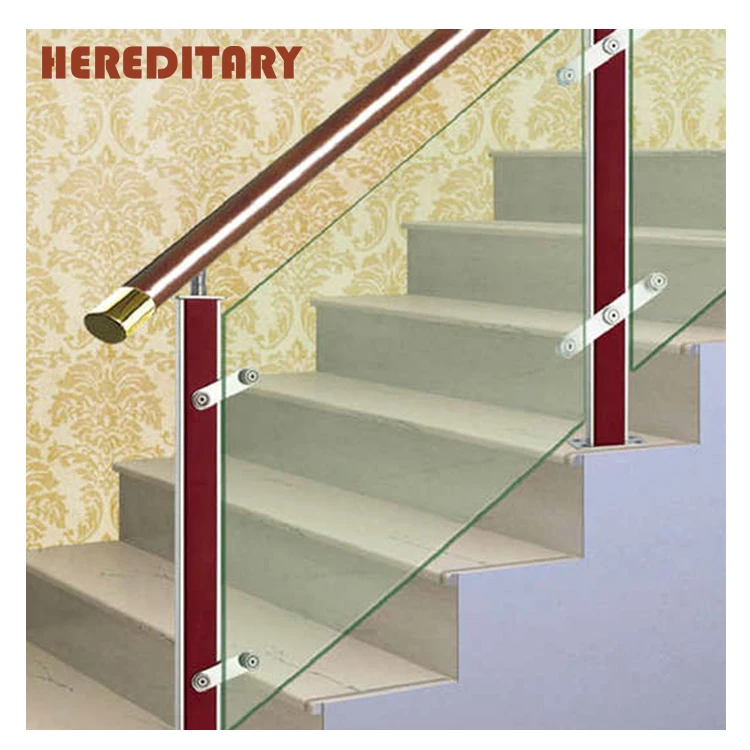 Exterior plexiglass railing guard rail for balcony system