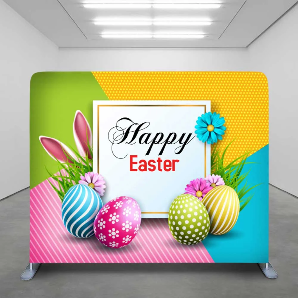 Custom High Quality Cheap Media Backdrop Walls Seamless Integration  Exhibition Booths Flat Tension Fabric Backdrop Display