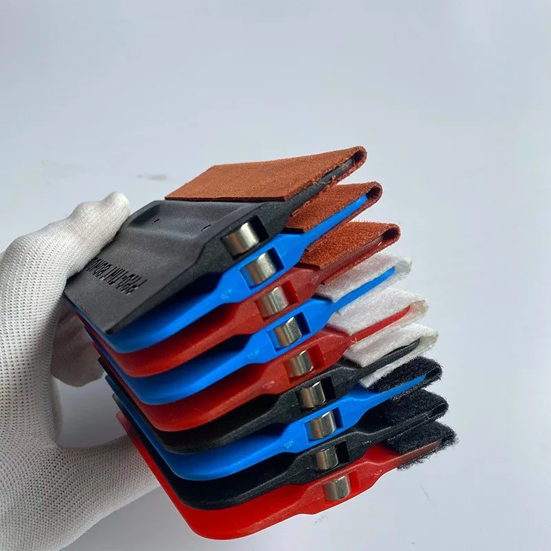 Vinyl Wrap Tools Hard Card Squeegee 6 in 1 Vinyl Wrap Squeegee Plastic Window Tint Decal Squeegee Tool Car Wrap Tools