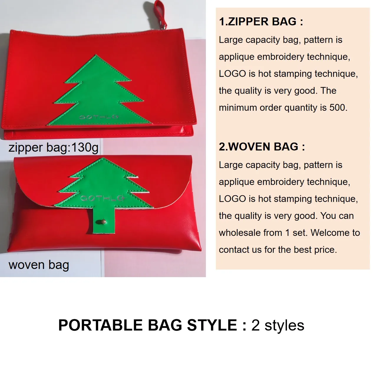 Gracedo Starry Christmas brushes 8pcs red and green Merry Christmas brushes Winter holiday brushes